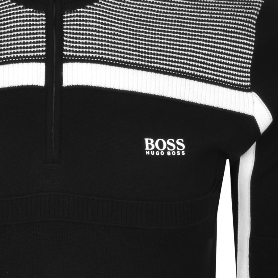 Alternative Image for ProductBOSS Zemi Half Zip Jumper Black3